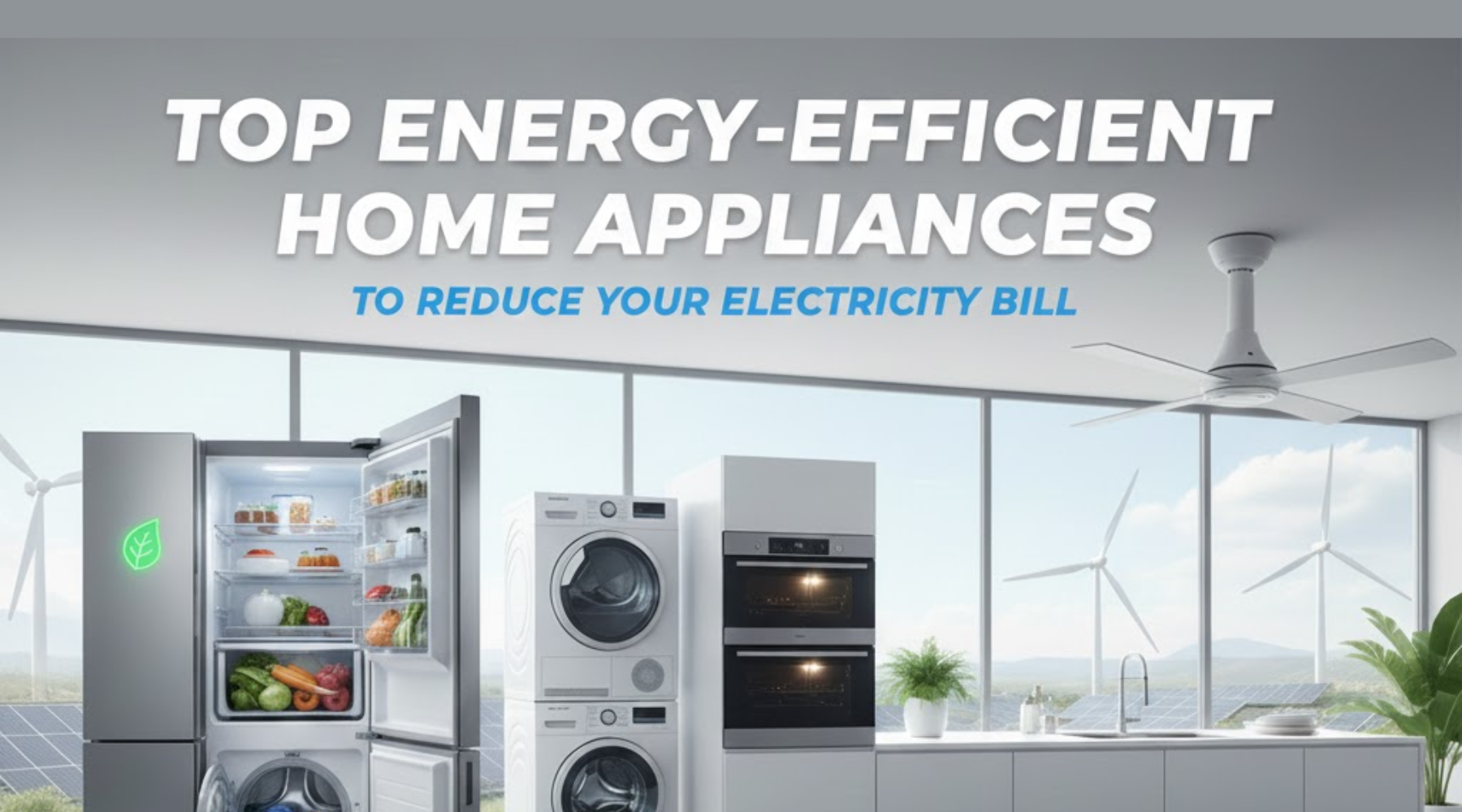 Top Energy-Efficient Home Appliances to Reduce Your Electricity Bill in 2025
