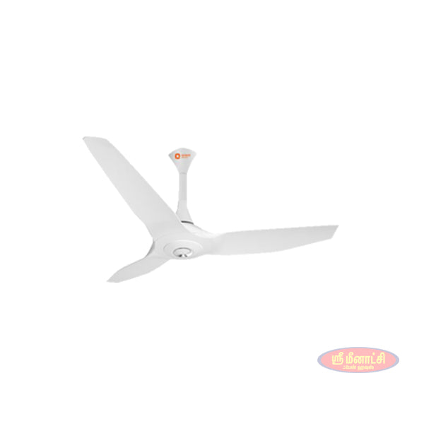 Orient 1200mm Aeroquiet Ceiling Fan(White, Caramel Brown, Roasted Coffee, Wooden Finish) - White