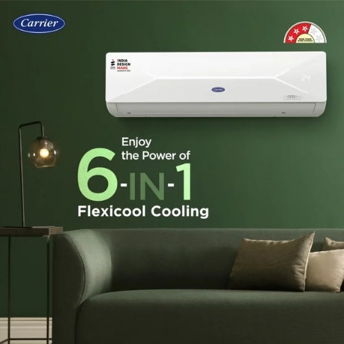 CARRIER 1.5 TON 3 STAR INVERTER SPLIT AC 19K XCEL LUMO FXI 3S (1.5 TON,3 STAR)