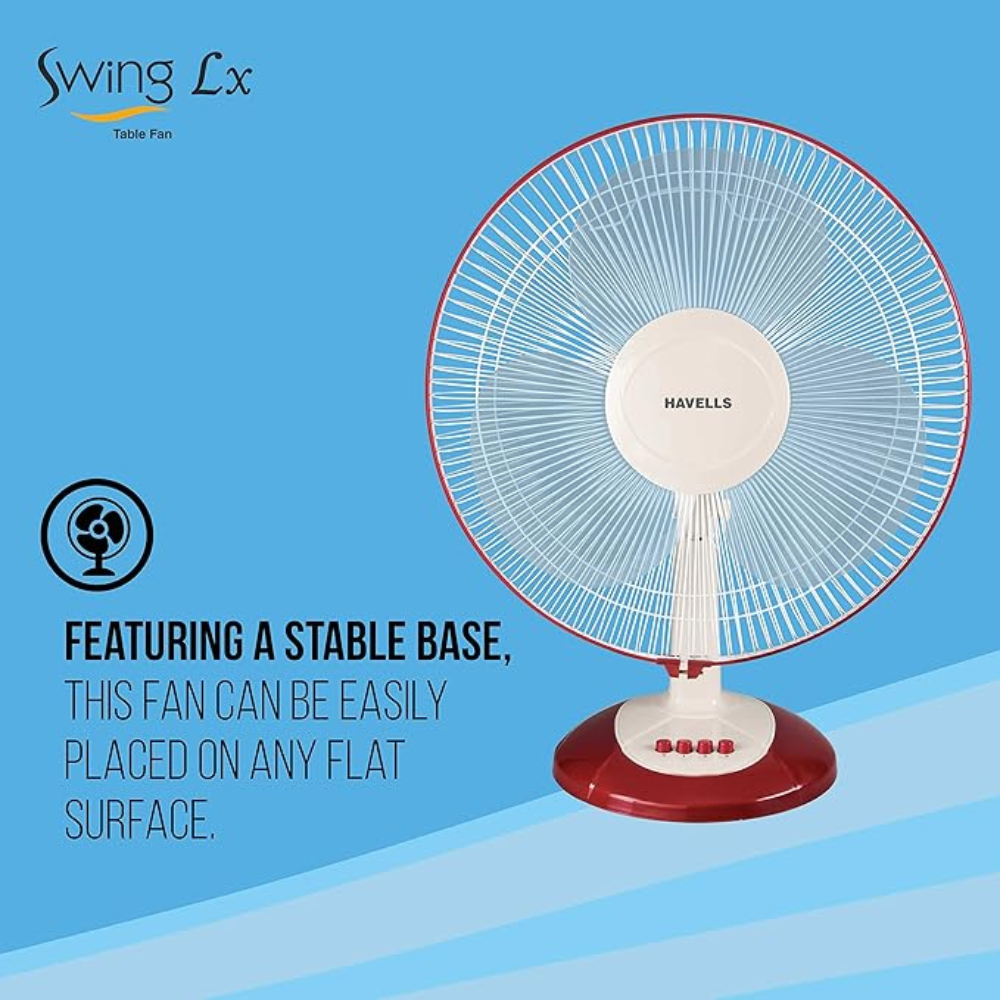 SWING LX TABLE FAN CHERRY