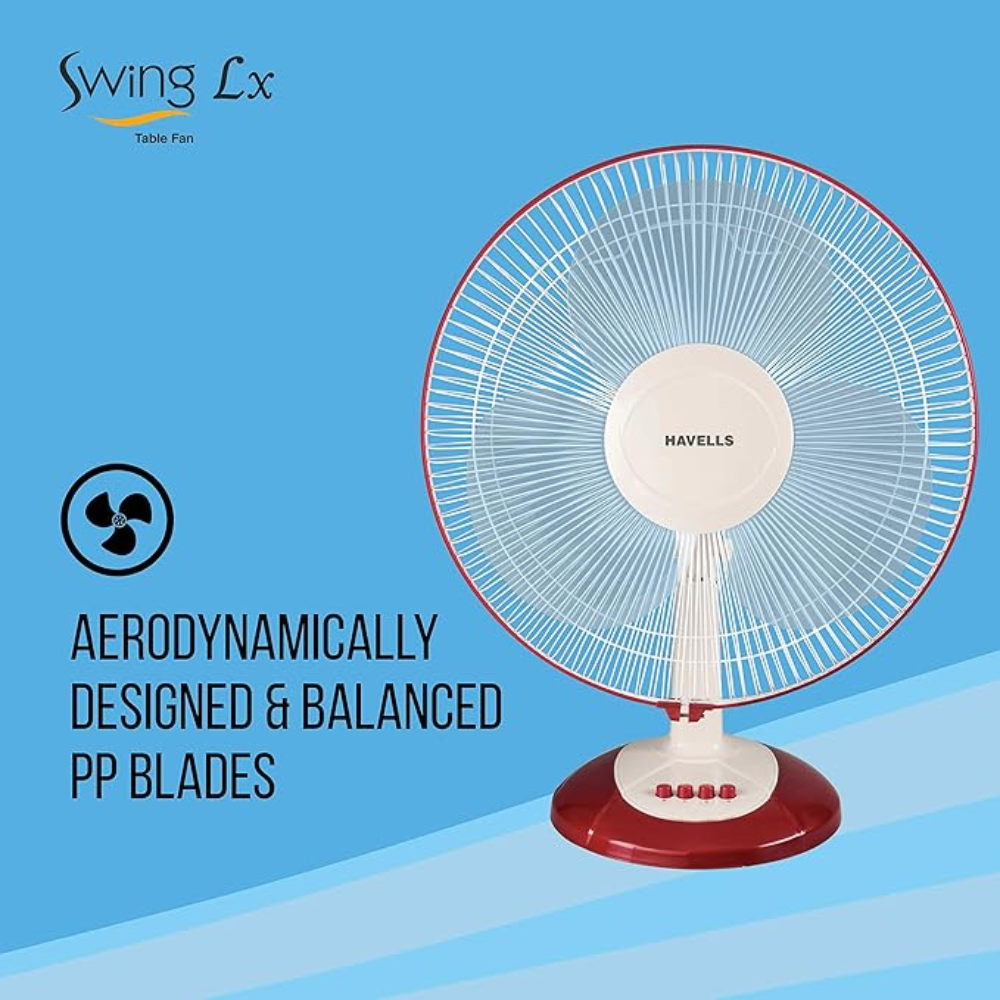 SWING LX TABLE FAN CHERRY