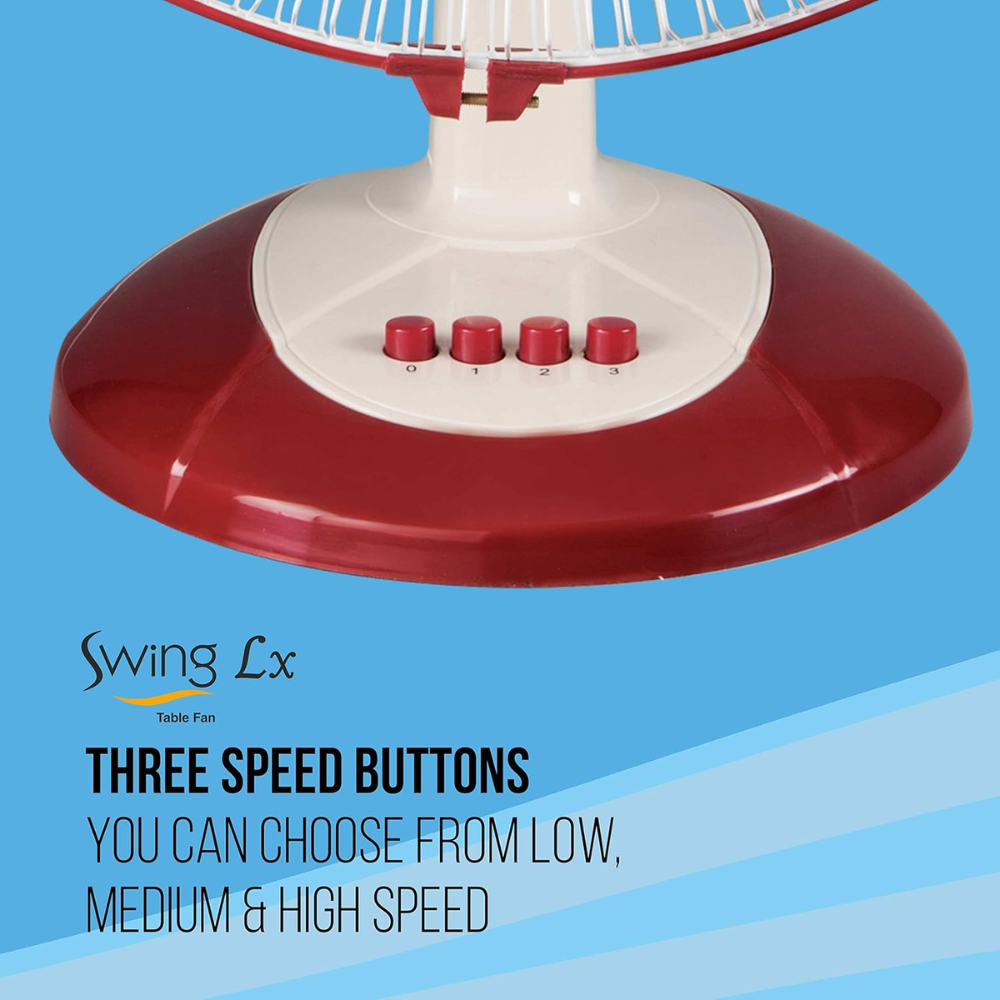 SWING LX TABLE FAN CHERRY