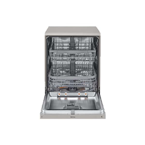 LG 14 Place Settings Wi – Fi Dishwasher (DFB424FP, Silver, Silent Operation, Tough Stain Removal, Adjustable racks )