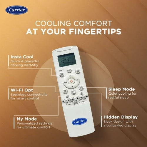 CARRIER 1.5 TON 5 STAR INVERTER SPLIT AC 20K XPERT LUMO FXI 5S (1.5 TON,5 STAR)