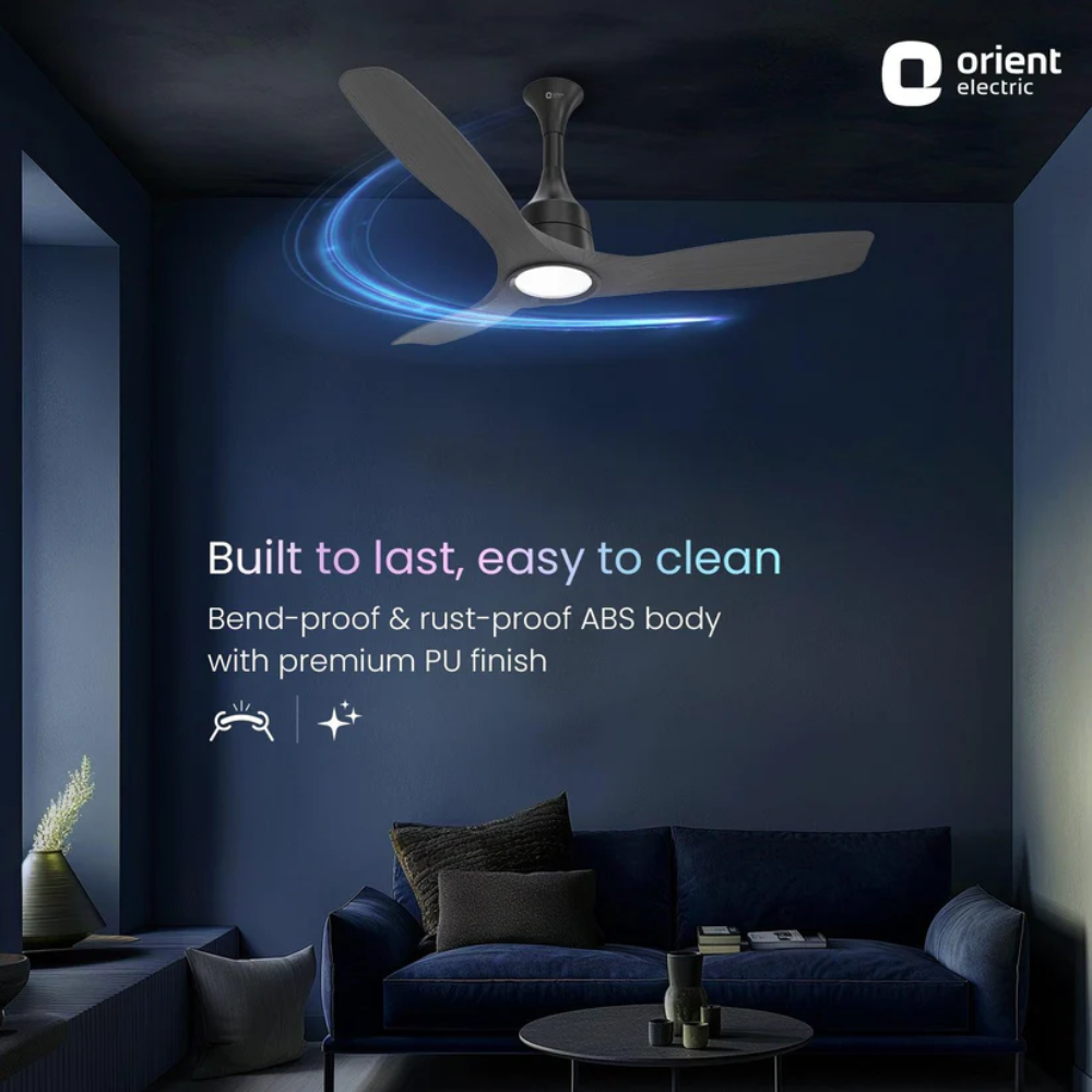 AEROSENSE SMART BLDC CEILING FAN UNDERLIGHT ASH WOOD