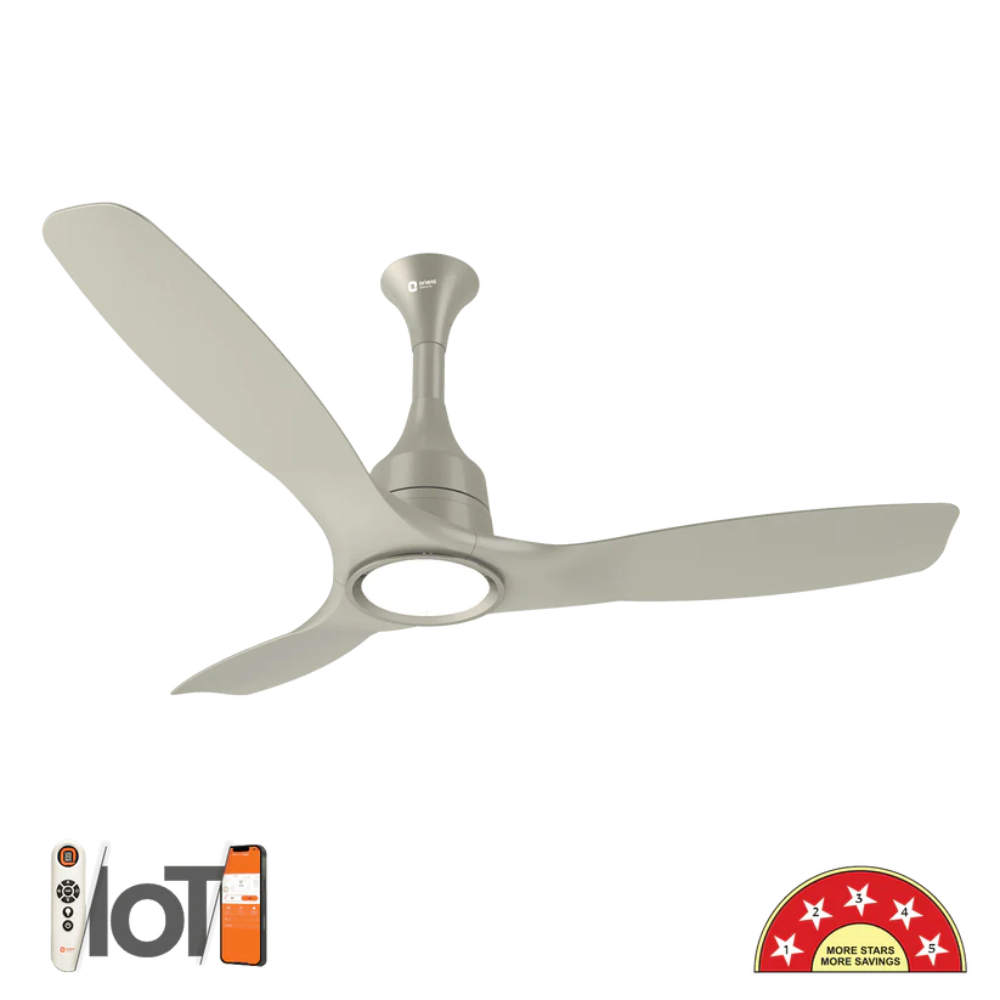 AEROSENSE SMART BLDC CEILING FAN UNDERLIGHT DUNE GOLD