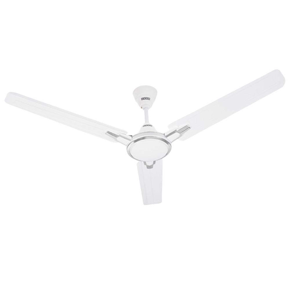 CEILING FANS RACER CHROME -RICH  WHITE