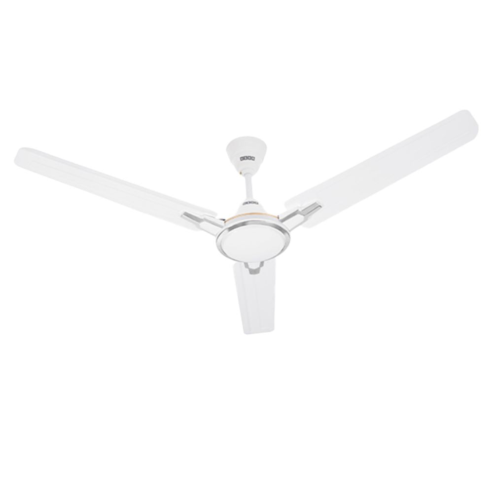CEILING FANS RACER CHROME -RICH  WHITE