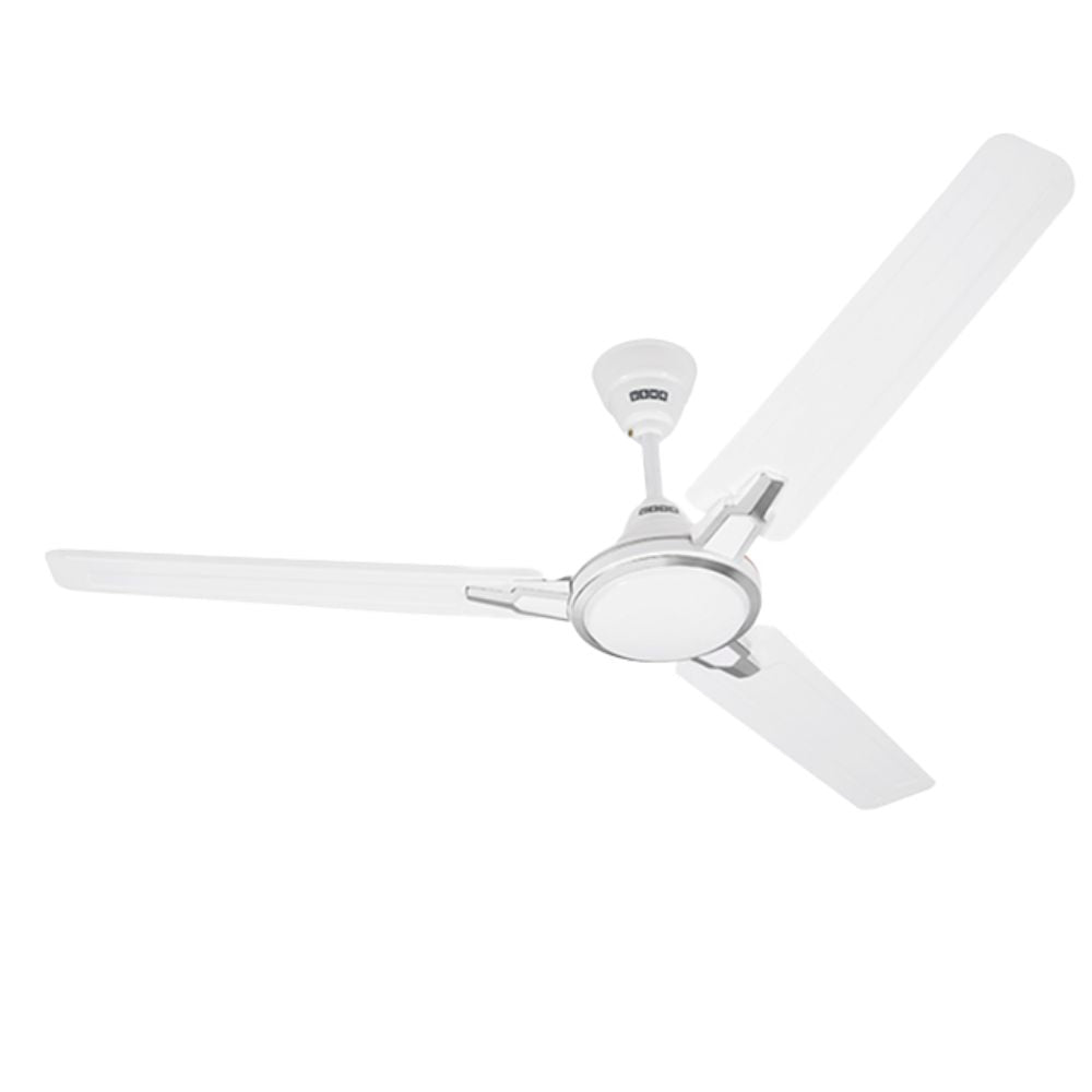 CEILING FANS RACER CHROME -RICH  WHITE