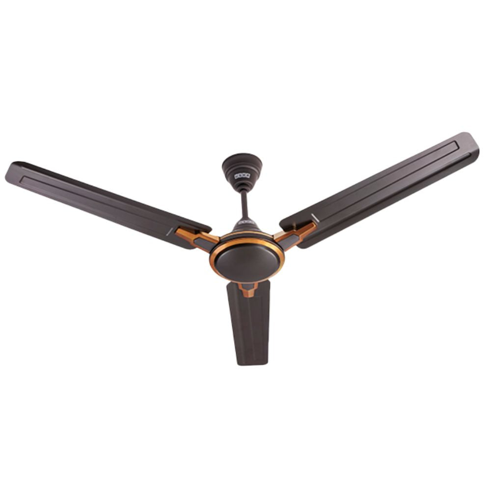 CEILING FANS RACER CHROME SMOKE BROWN
