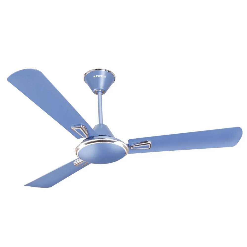 Festiva ES Decorative Ceiling Fan - Ocean Blue Silver