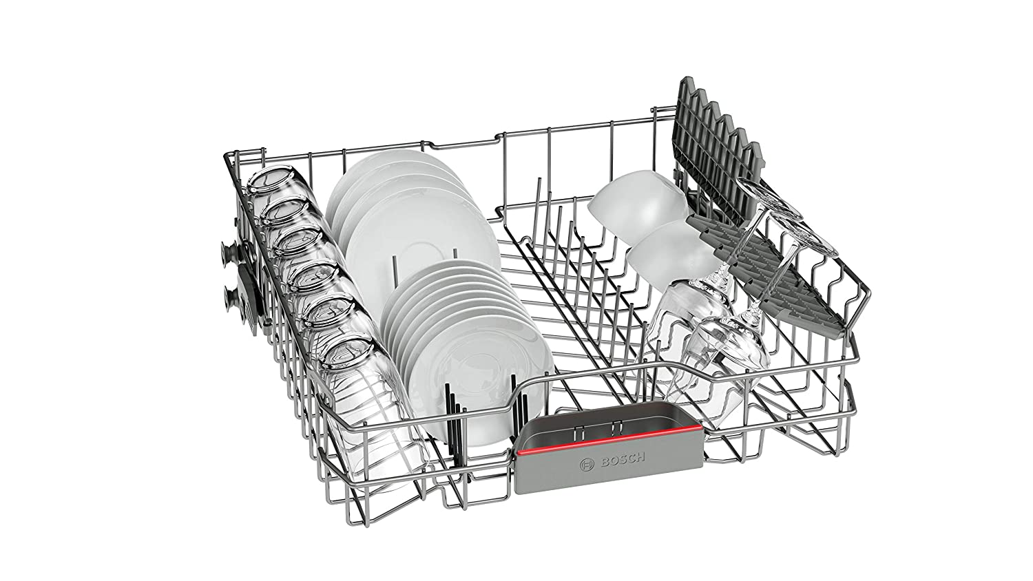 Bosch 13 Place Settings Dishwasher (SMS66GI01I, Silver Inox)
