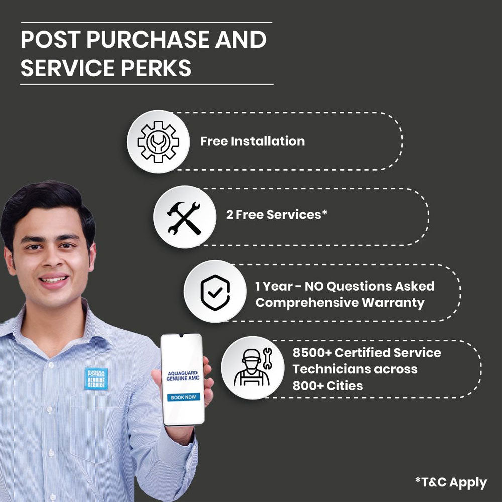 EUREKA FORBES PURIFIER AQUAGUARD SUPERIO RO + UV + MTDS + SS