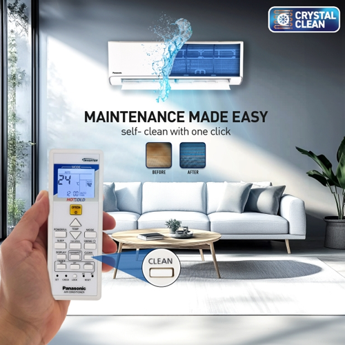 PANASONIC 1.5 TON 3 STAR INVERTER SPLIT AC EU18BKY3F (1.5 TON,3 STAR)
