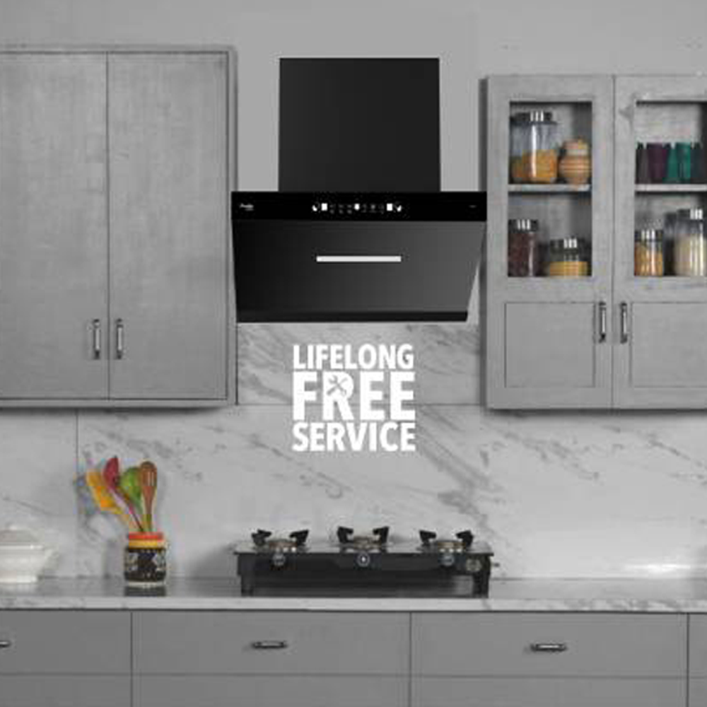 PREETHI CHIMNEY KH-212 (V TYPE) ALUMINIUM DUCT 90CM