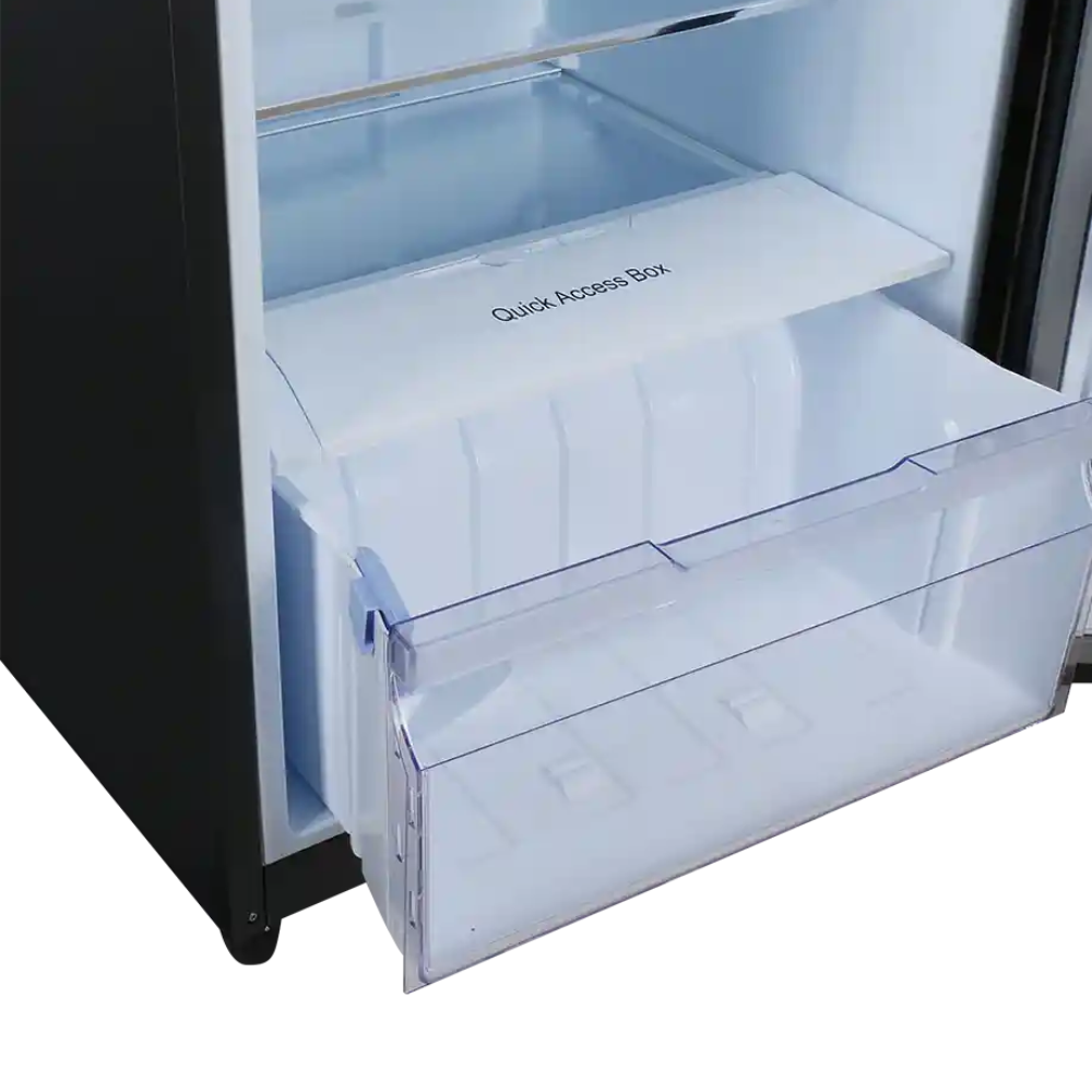 Eon Vibe Convertible - Double Door Frost Free 308 Litre Matt Black