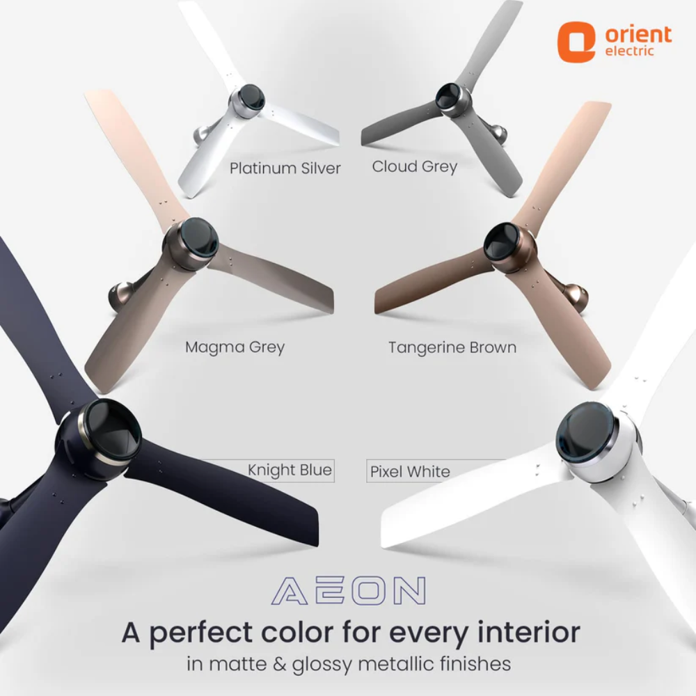 AEON ANTIDUST BLDC CEILING FAN 1200MM TANGERINE BROWN