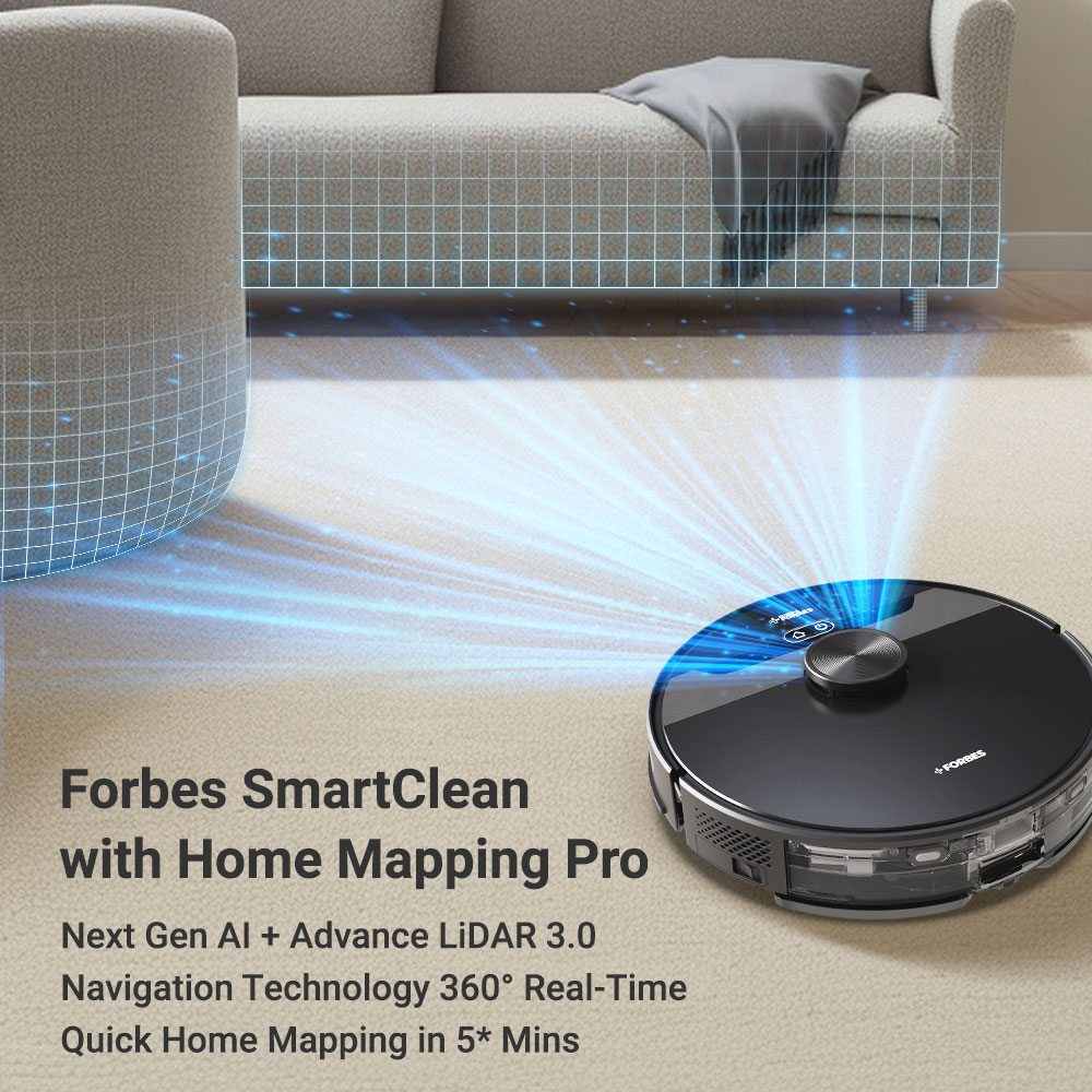 EURUKA FORBES VACUUM CLEANER - FORBES SMART CLEAN WITH HOME MAPPING PRO