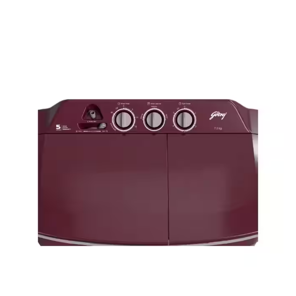 GODREJ 7.5 KG SEMI AUTOMATIC WASHING MACHINE MONO RED