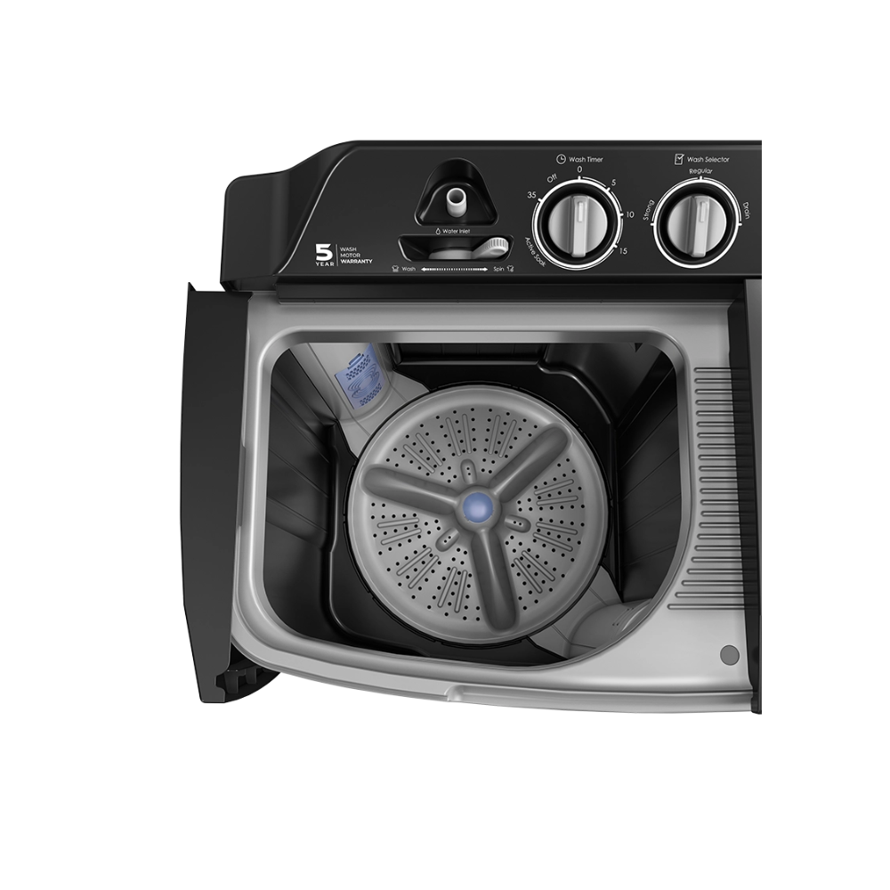 GODREJ SEMI AUTOMATIC 8 KG 5 STAR EDGE PRIMA SLATE GREY