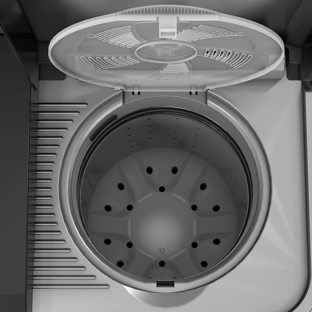 GODREJ SEMI AUTOMATIC 8 KG 5 STAR EDGE PRIMA SLATE GREY