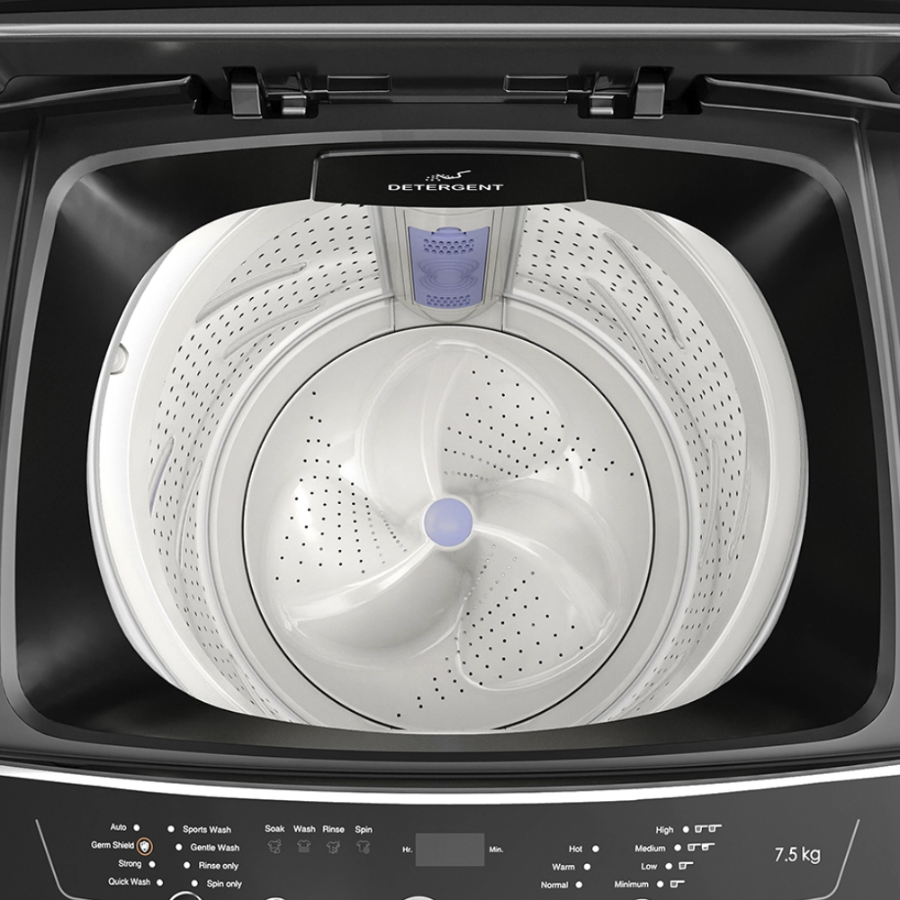 TOP LOAD 7.5 KG METALLIC BLACK