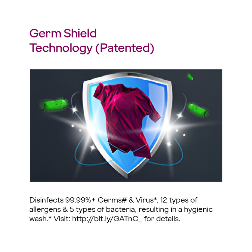 TOP LOAD 8KG 5 STAR VELVET METALLIC BLACK