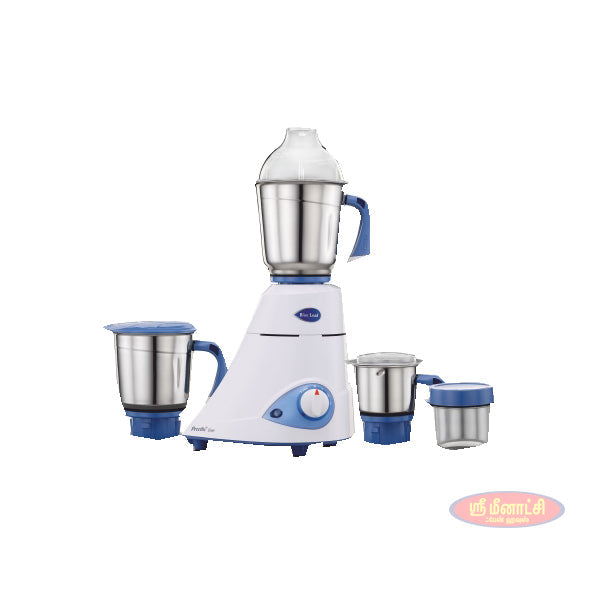 Preethi Mixer Grinder Blue Leaf Silver (600 Watt)