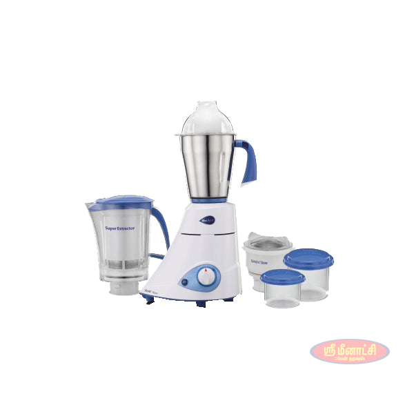 Preethi Mixer Grinder Blue Leaf Platinum 110V (550 Watts)