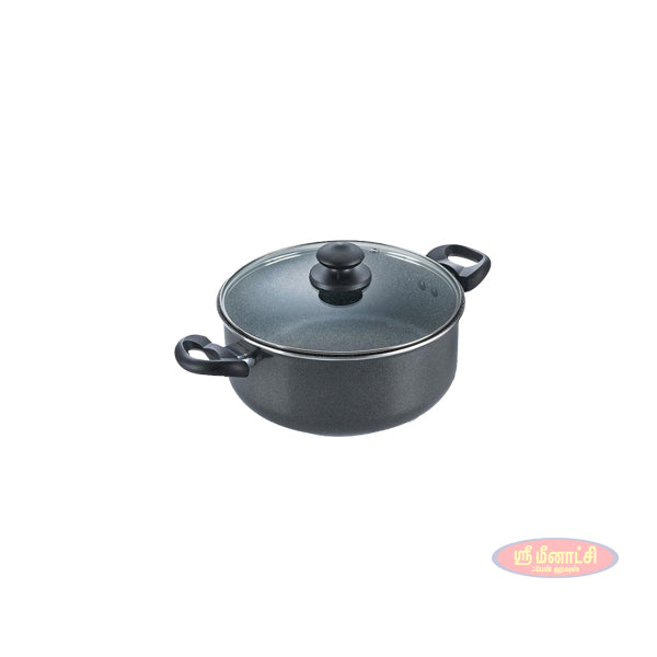 Prestige Deluxe Granite Sauce Pan 240mm with Lid
