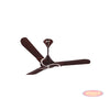 Orient 1200mm Curl Ceiling Fan(Pearl White-Marble, Mettalic Brown-Silver, Winter Pearl Antique Copper) - Mettalic Brown Silver
