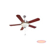 Orient 1300 Subaris Solo With Underlight Ceiling Fan(Antique Copper, Brushed Nickel) - Brushed Nickel