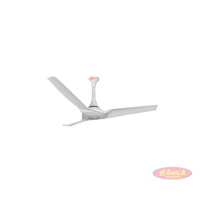 Orient 1320mm Aerostorm Ceiling Fan(White, Charcoal Grey) - White